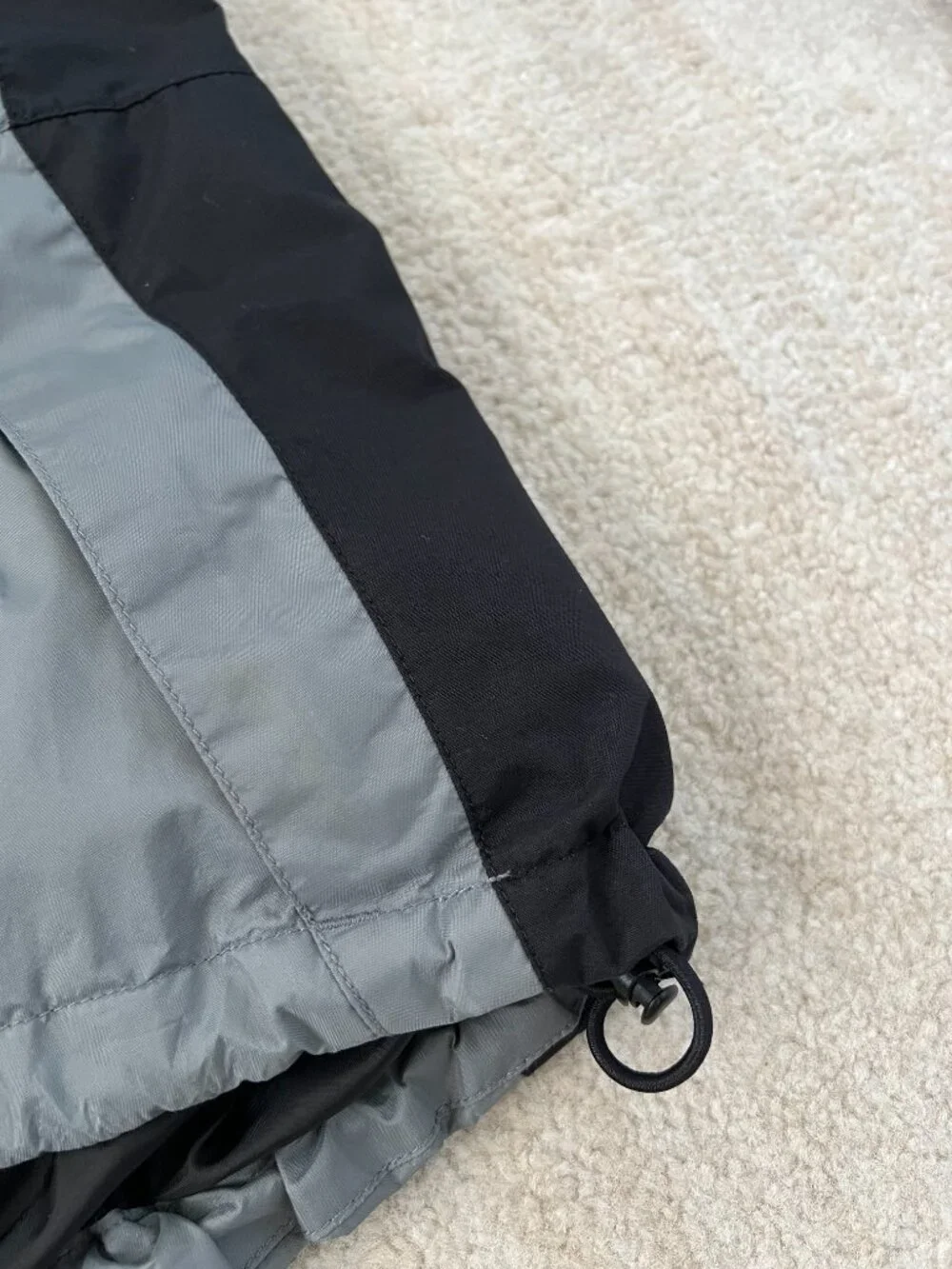 The North Face gray black